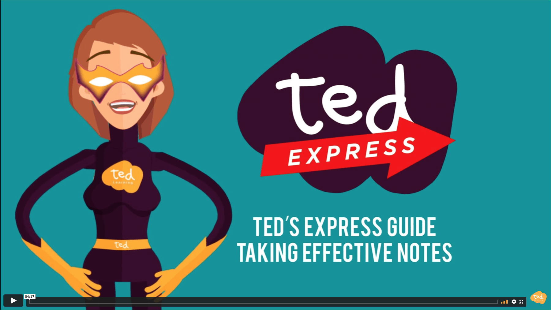 talking notes -ted Express Course